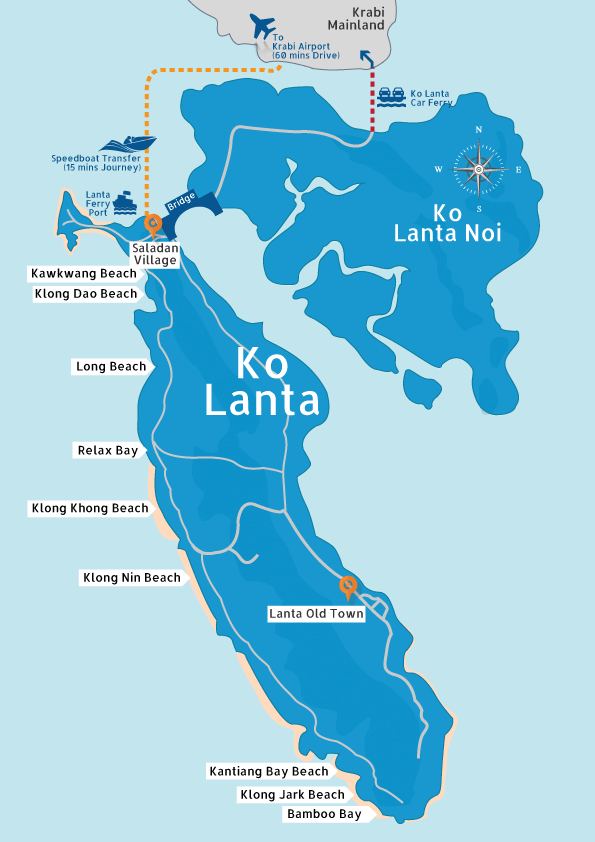 Map Koh Lanta